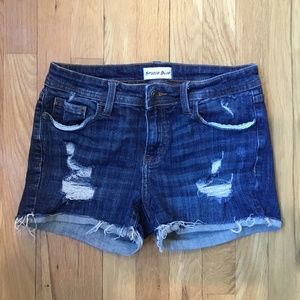 Studio Blue distressed denim cutoff jean shorts (from Stitch Fix)